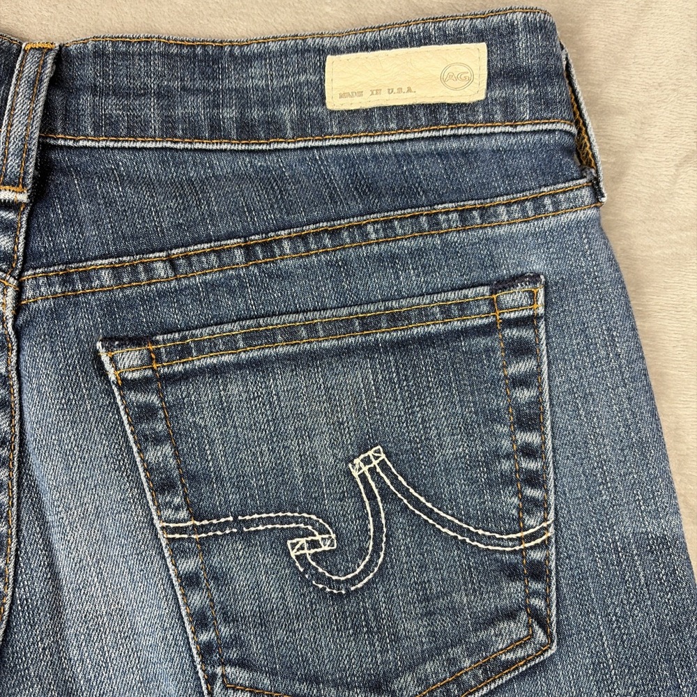 AG Adriano Goldschmied Piper Crop Jeans Womens 26 Blue Slouchy Slim - Picture 3 of 9